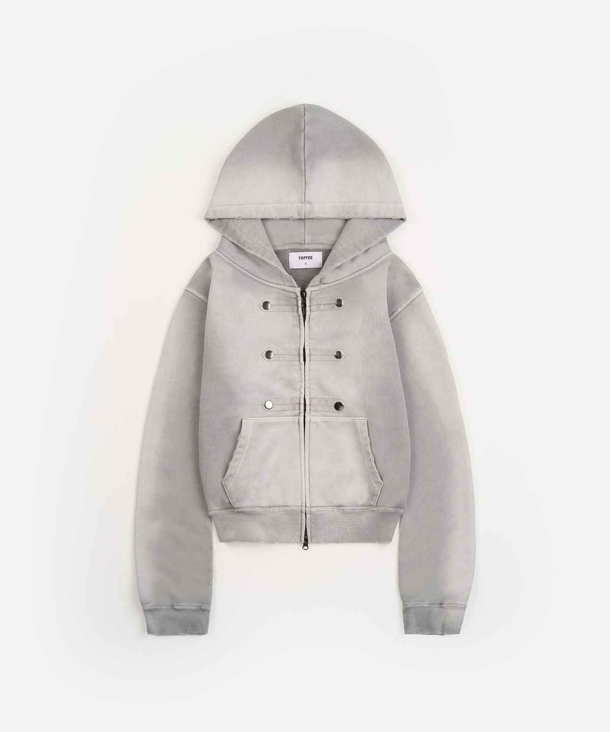 토피 우먼(TOFFEE WOMEN) W 나폴레옹 후드 집업 (GREY)