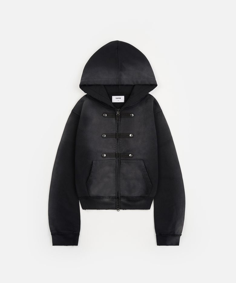 W 나폴레옹 후드 집업 (BLACK)