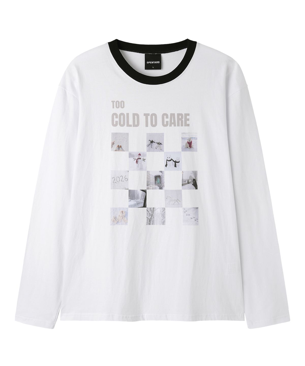 오픈야드(오와이)(OPENYARD(OY)) COLD MEMORY L/S TEE - WHITE
