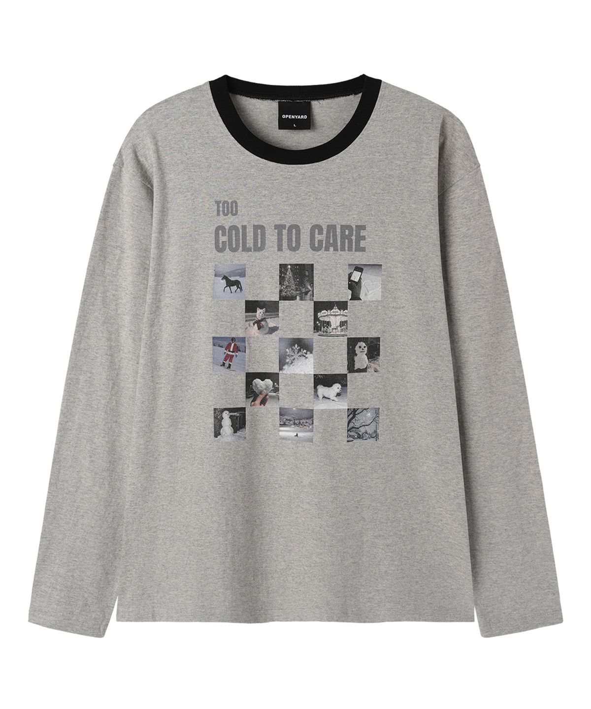 오픈야드(오와이)(OPENYARD(OY)) COLD MEMORY L/S TEE - MELANGE