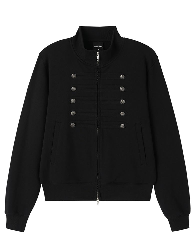 NAPOLEON SWEAT ZIP UP - BLACK