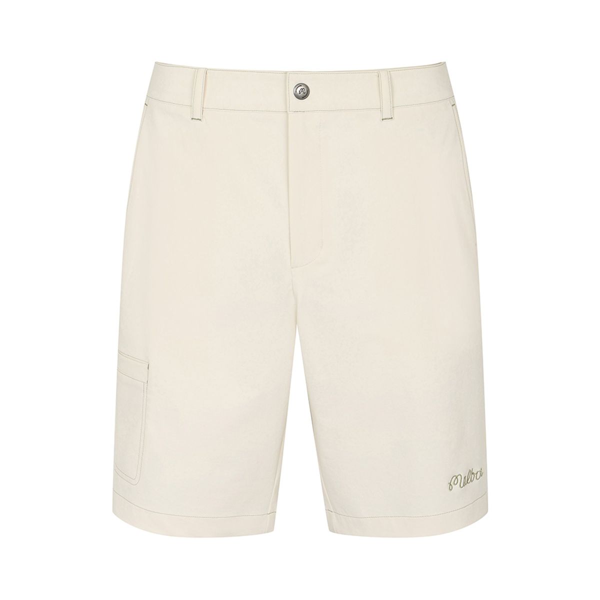 말본 골프(MALBON GOLF) 스티치 디테일 아노락 숏 CREAM (MAN)