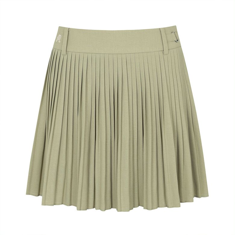 잔플리츠 포켓 변형 스커트 LIGHT KHAKI (WOMAN)