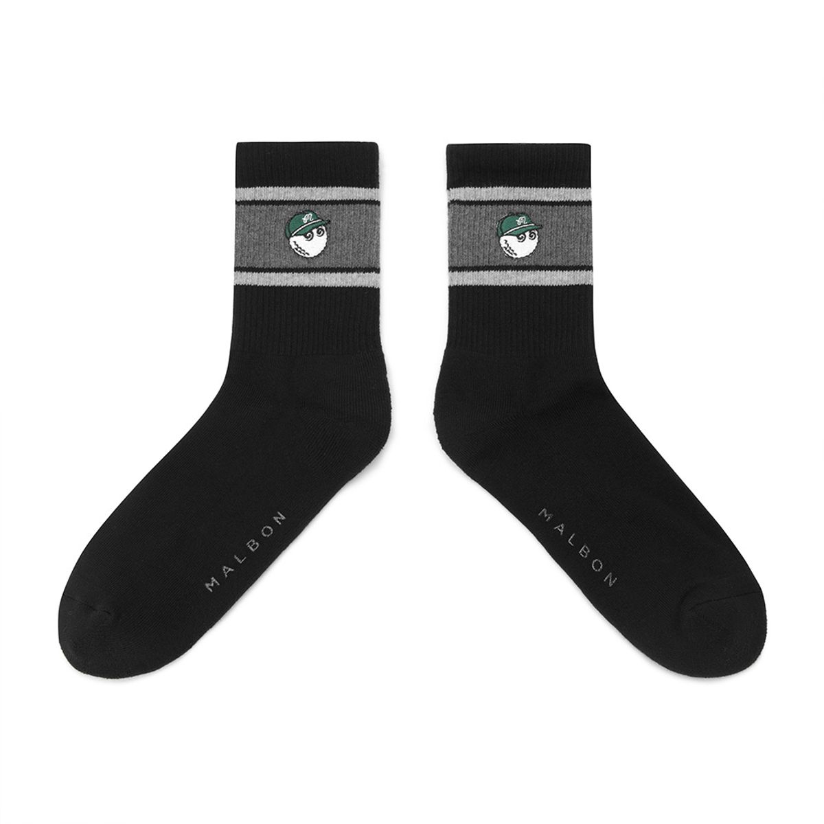 말본 골프(MALBON GOLF) 버킷 와펜 베이직 크루삭스 BLACK