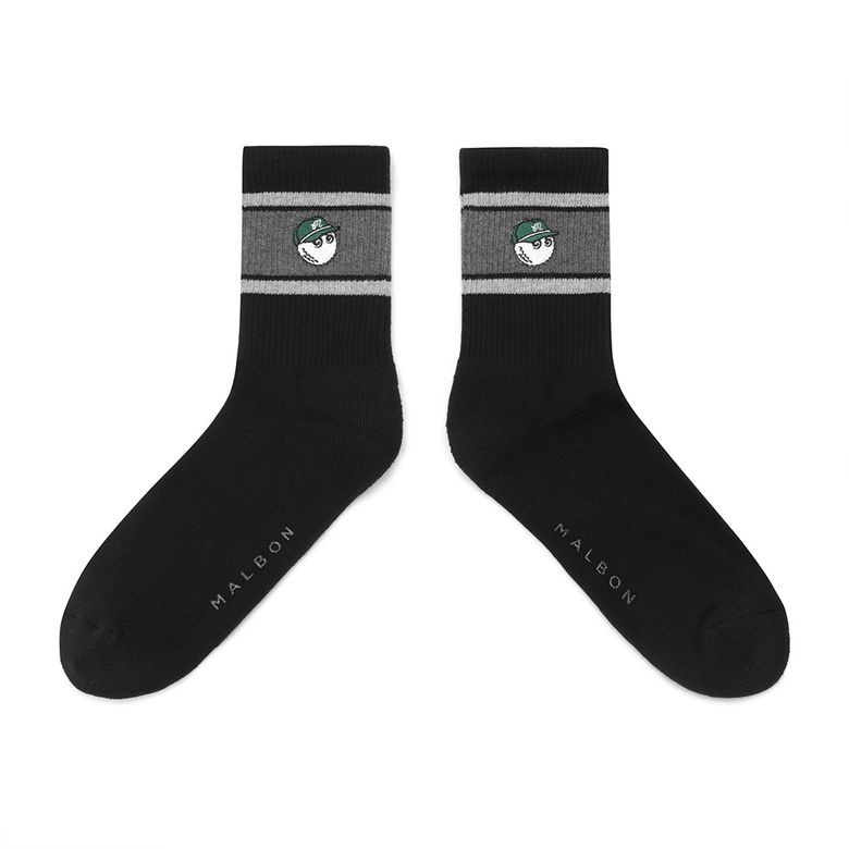 버킷 와펜 베이직 크루삭스 BLACK