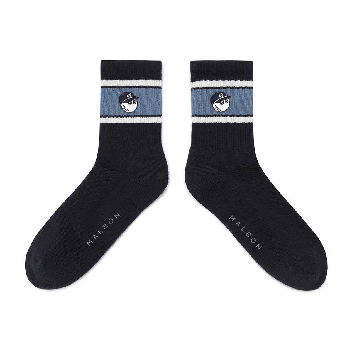 말본 골프(MALBON GOLF) 버킷 와펜 베이직 크루삭스 NAVY