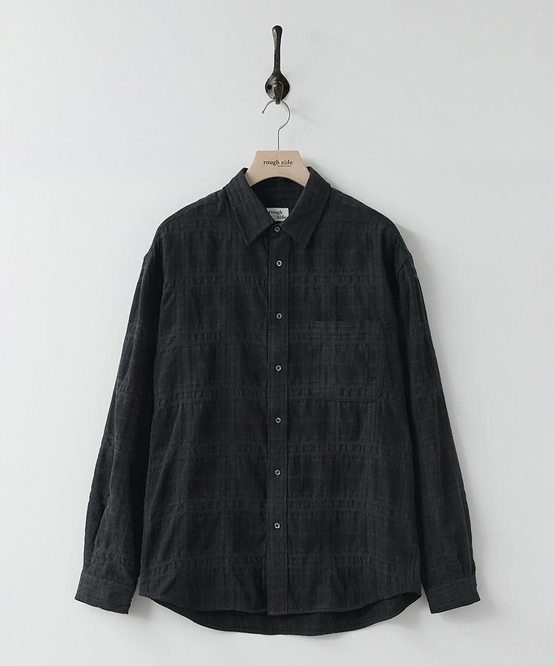 Primary Shirt Charcoal Check