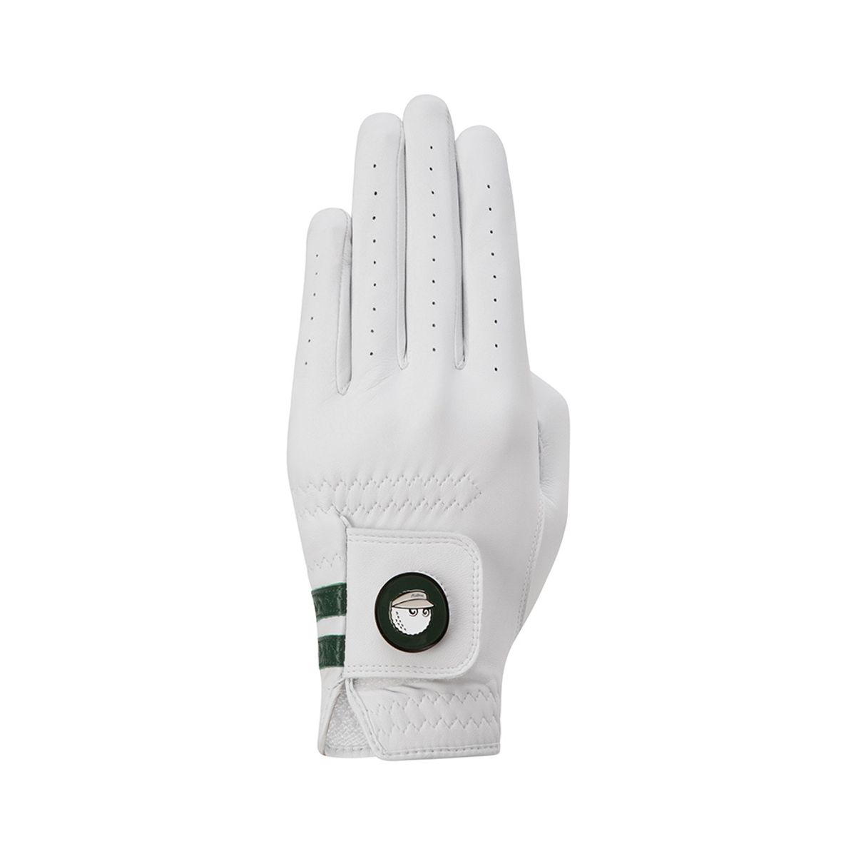말본 골프(MALBON GOLF) 공용 베이직 볼마커 왼손 장갑 WHITE