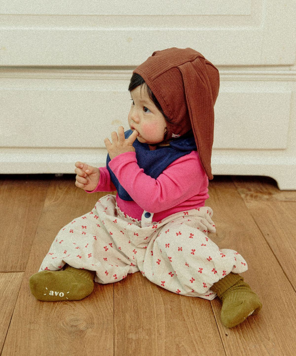 아보(AVO) RIBBON COZY PANTS_IVORY