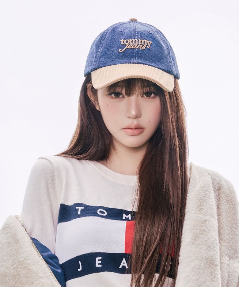 데님 스크립트 볼캡