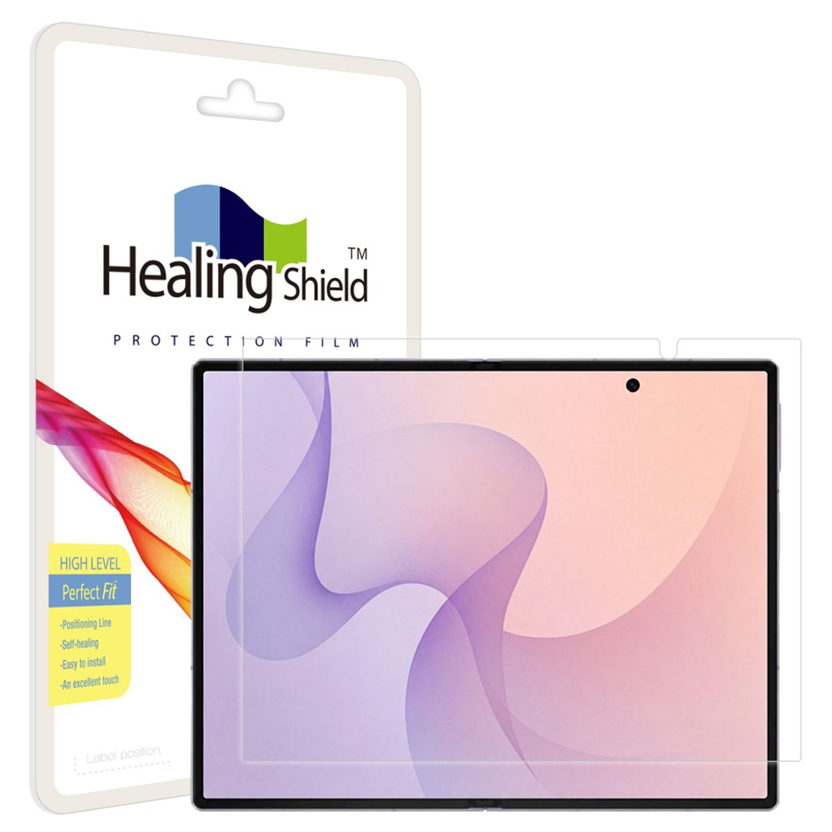 힐링쉴드(HEALINGSHIELD) 갤럭시 Z폴드8 와이드 하이레벨 고광택 내부액정 보호필름 1매