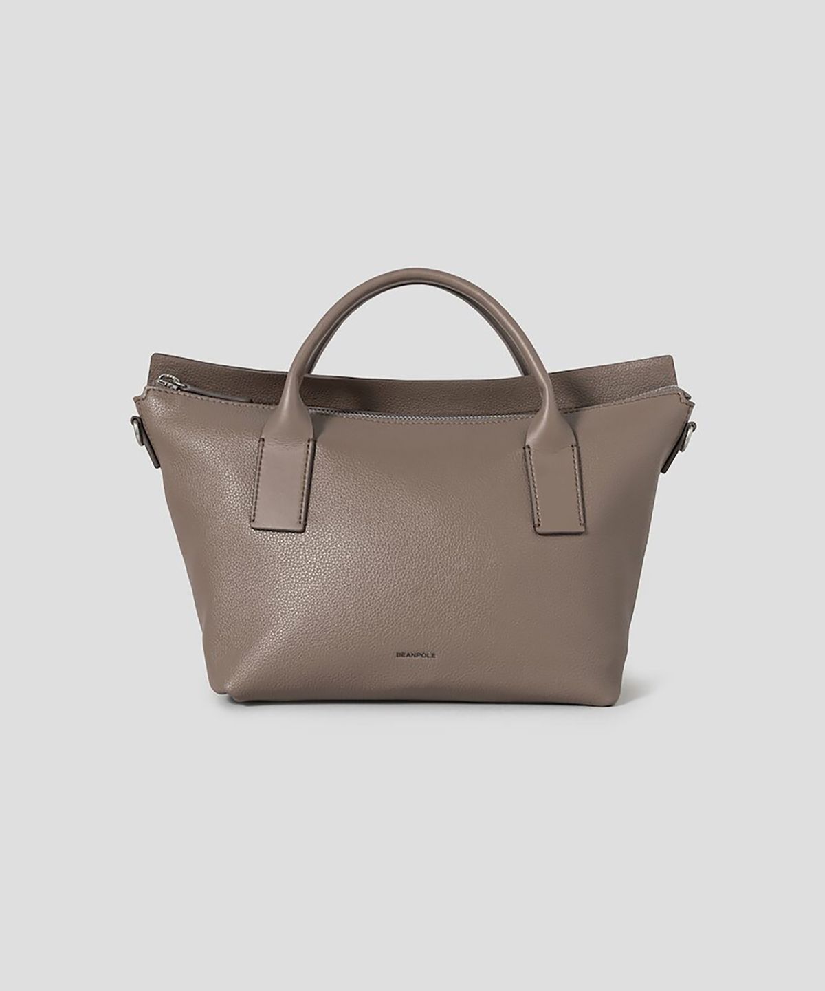 빈폴 액세서리(BEANPOLE ACCESSORY) 비엔 가죽 투핸들 토트백 - 베이지