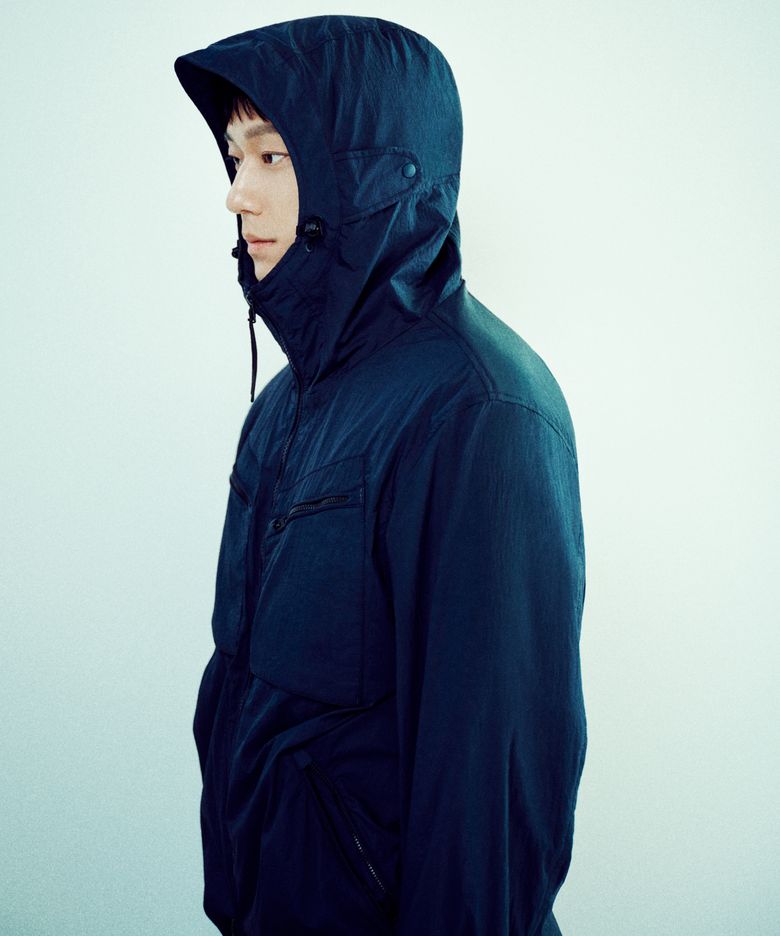 [이도현 PICK] [알레산드로 푼제티] 아비스 라이트웨이트 윈드브레이커 [네이비 블루]