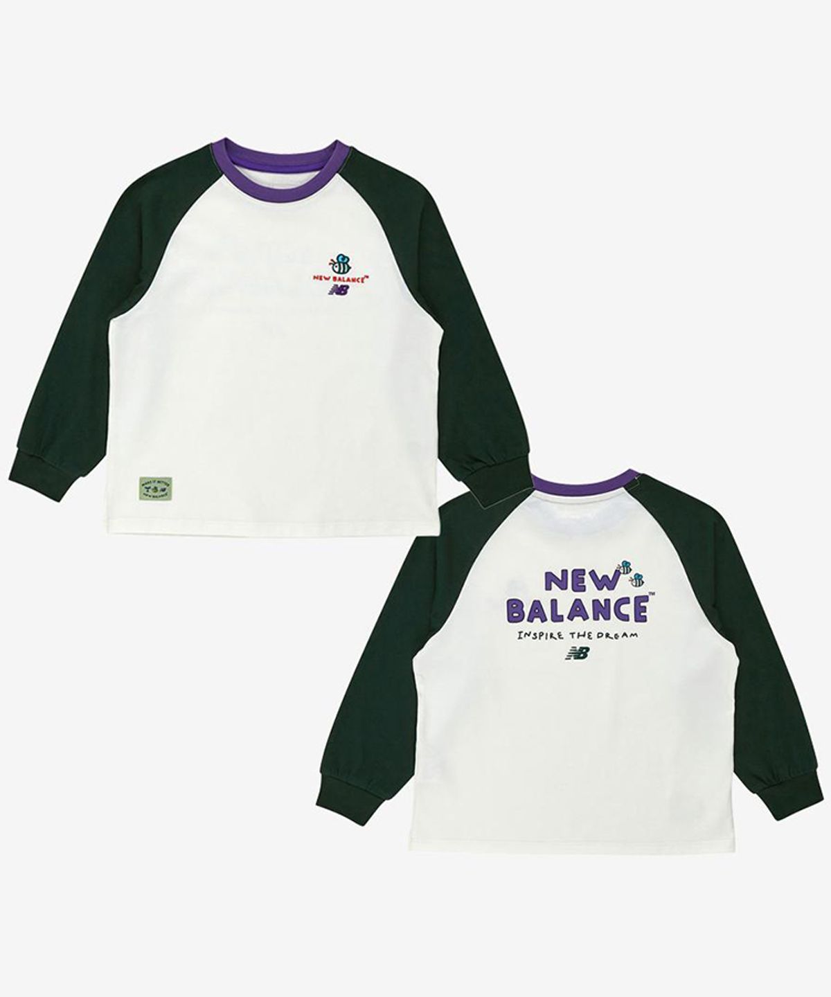 뉴발란스 키즈(NEWBALANCEKIDS) Playground_라글란 티셔츠 NK9BG4905U62