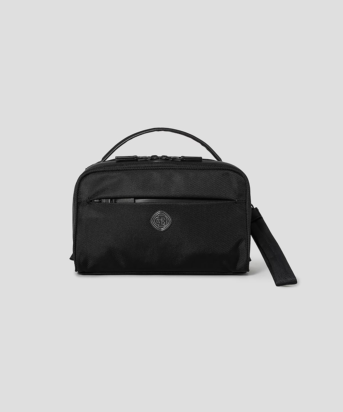 빈폴 액세서리(BEANPOLE ACCESSORY) 남성 와이드 오픈 파우치 - 블랙