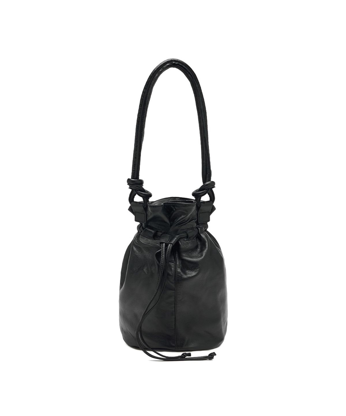 네거티브쓰리(NEGATIVETHREE) Sheepskin Bucket Bag_Black