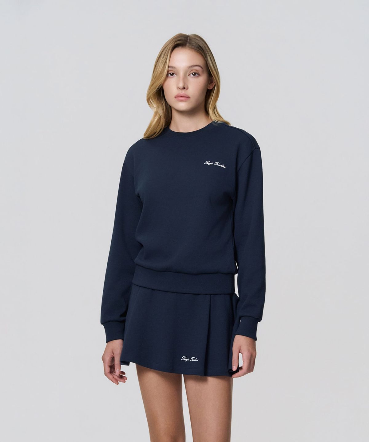 세르지오 타키니(SERGIO TACCHINI) W 타키니 60th 그래픽 맨투맨 (Navy)