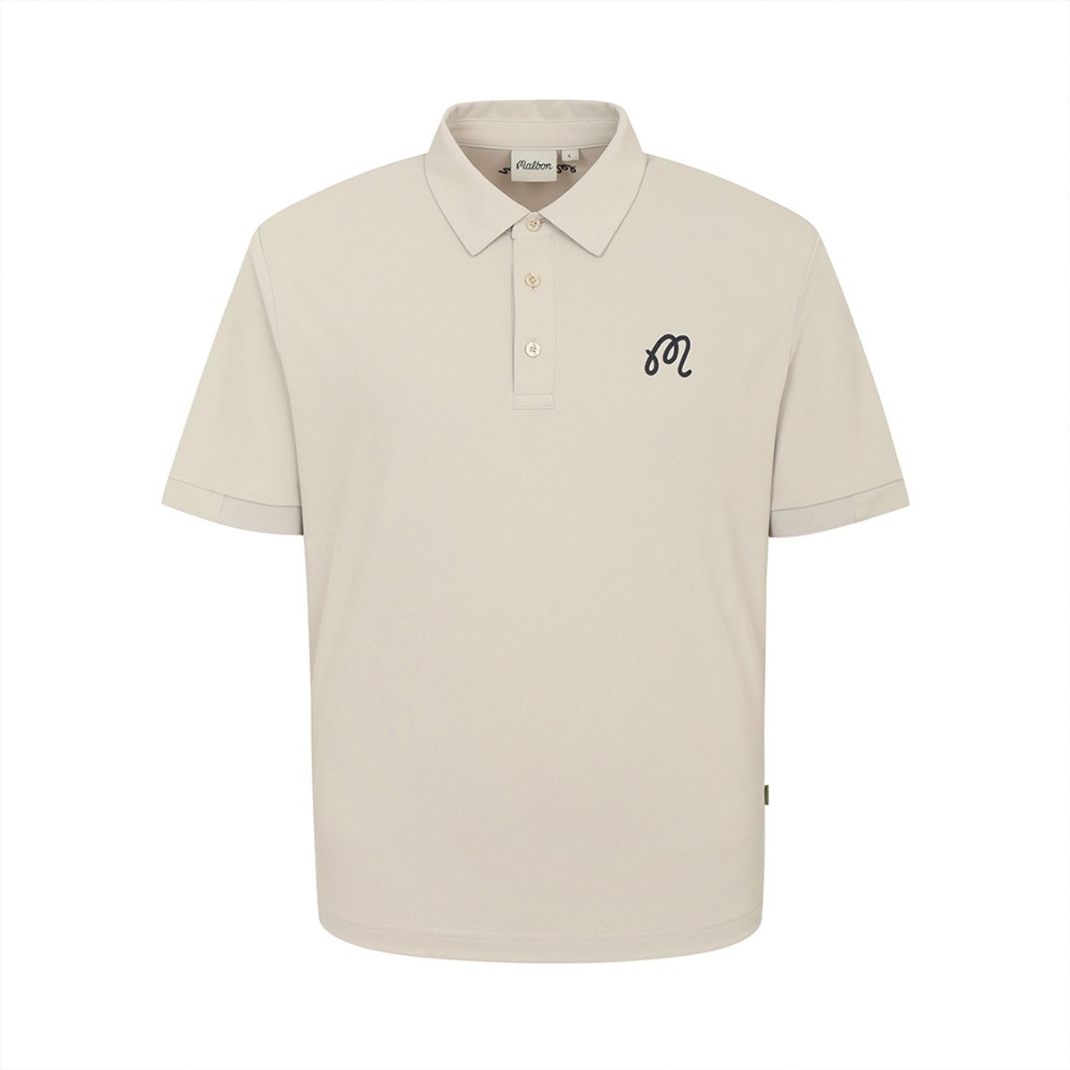 말본 골프(MALBON GOLF) XERO 피케 폴로 티셔츠 BEIGE (MAN)