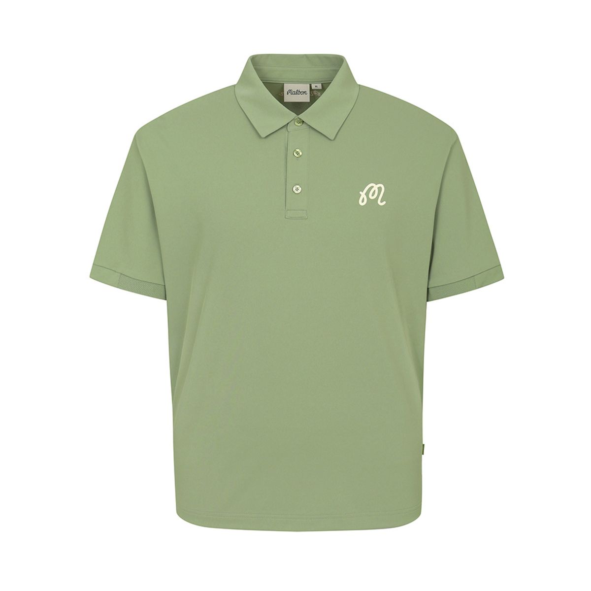 말본 골프(MALBON GOLF) XERO 피케 폴로 티셔츠 LIGHT KHAKI (MAN)