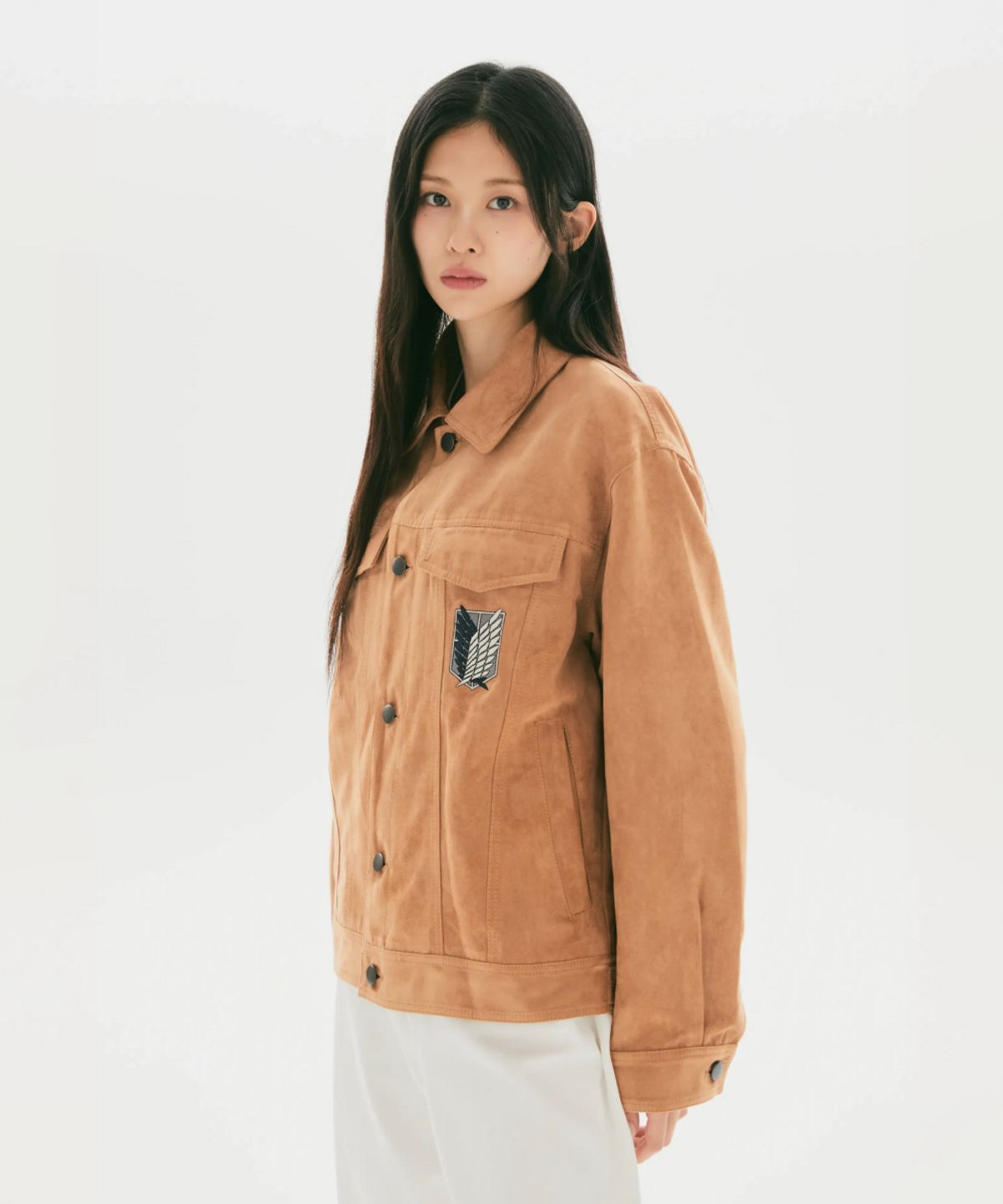 스파오(SPAO) [진격의거인] 스웨이드 트러커(Beige)_SPJLG49U01