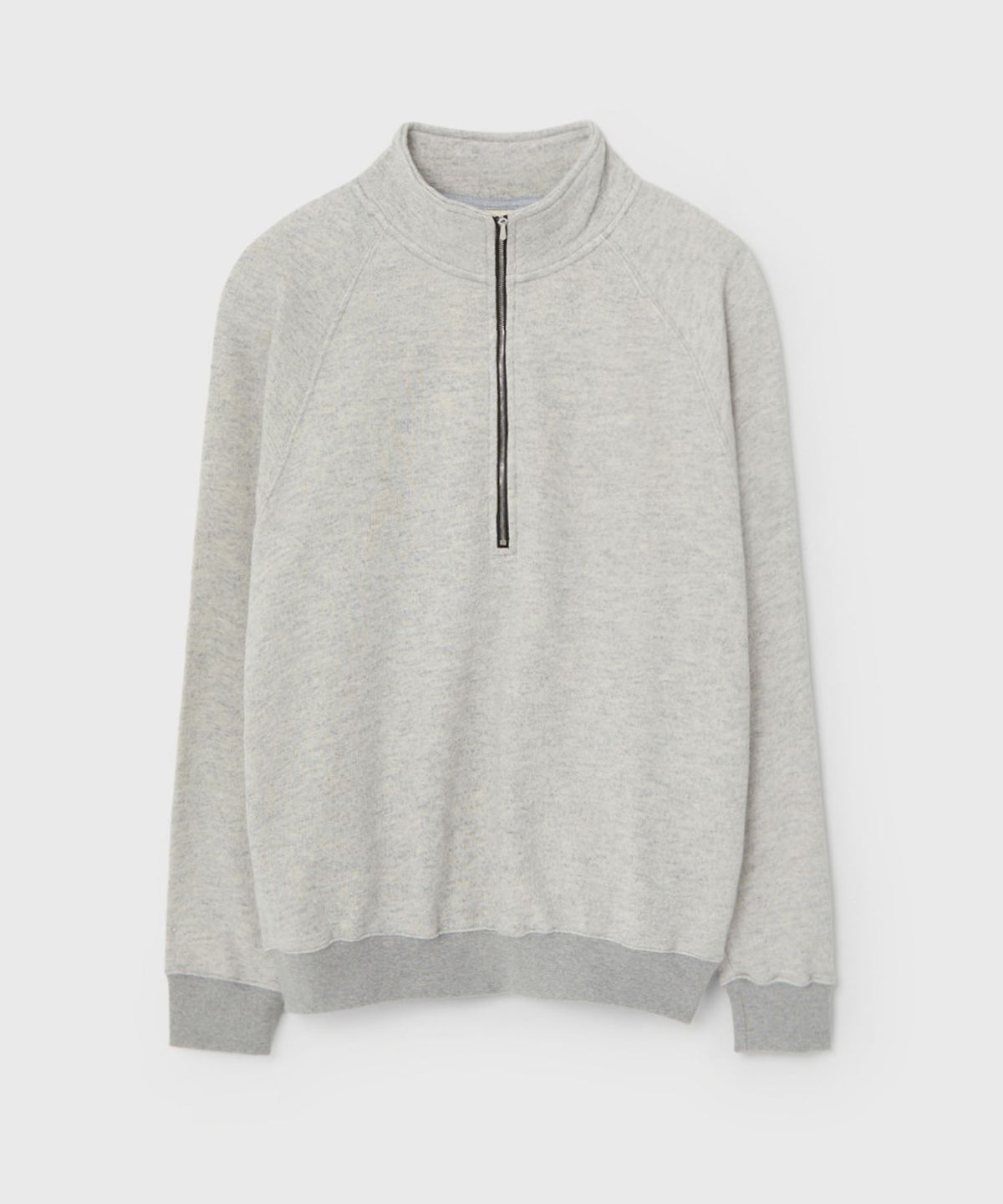 벌스데이수트(BIRTHDAYSUIT) SOFT HALF ZIP-UP (GREY)