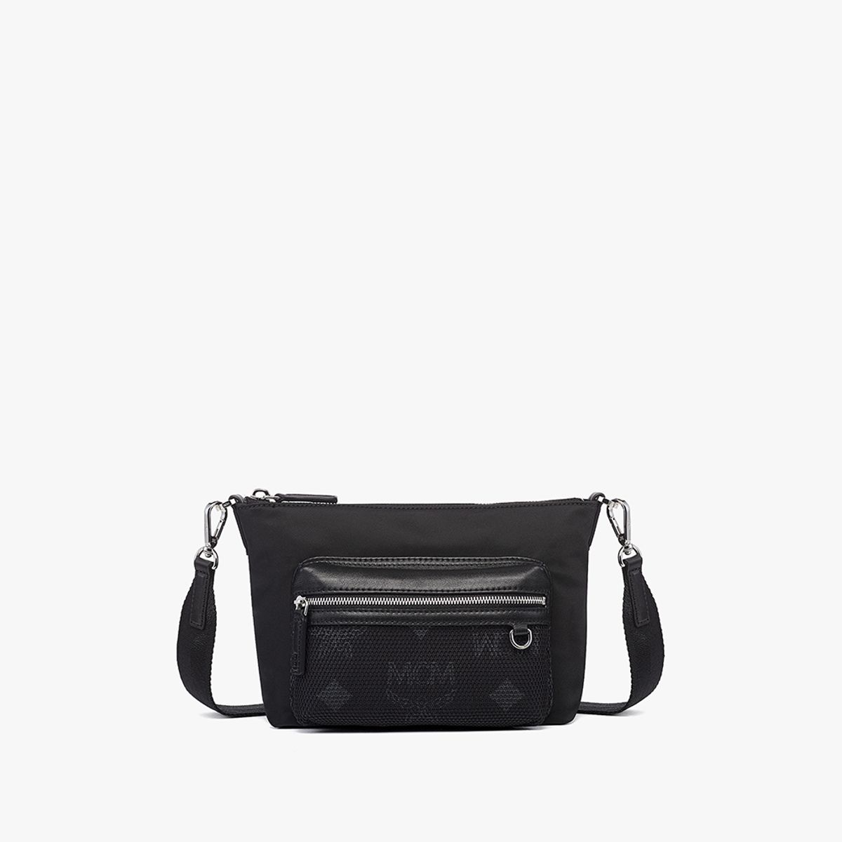 엠씨엠(MCM) Aren 리사이클 나일론 크로스바디 MMRFSTA06BK