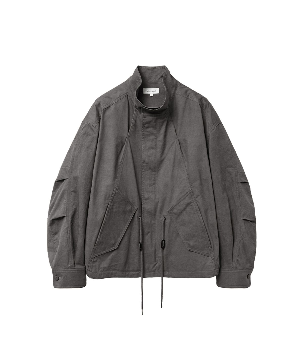 미세키서울 맨(MISEKISEOUL MEN) Double pocket short field jacket CHARCOAL