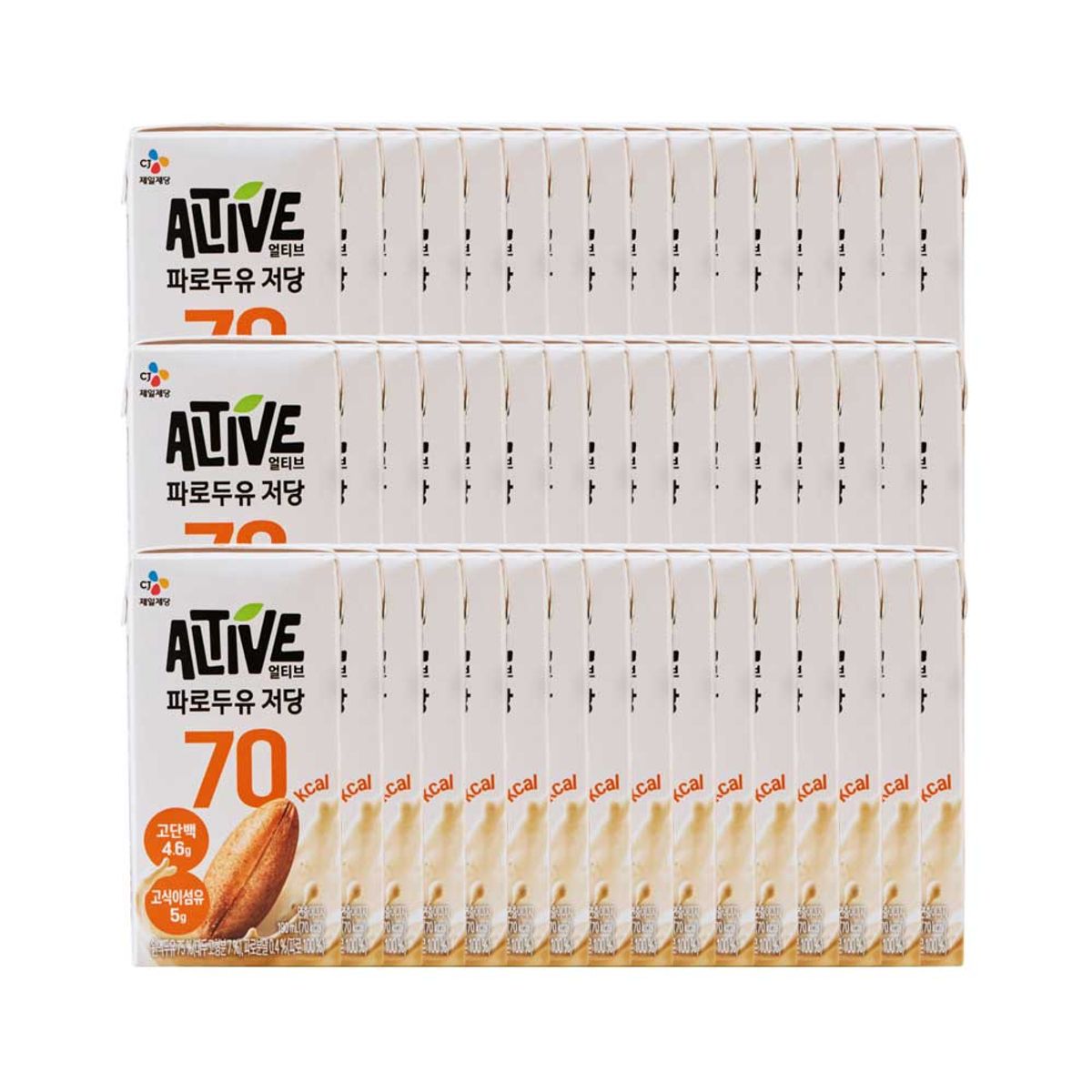 CJ제일제당(CJCHEILJEDANG) 얼티브 저당 파로 두유 190ml x48개