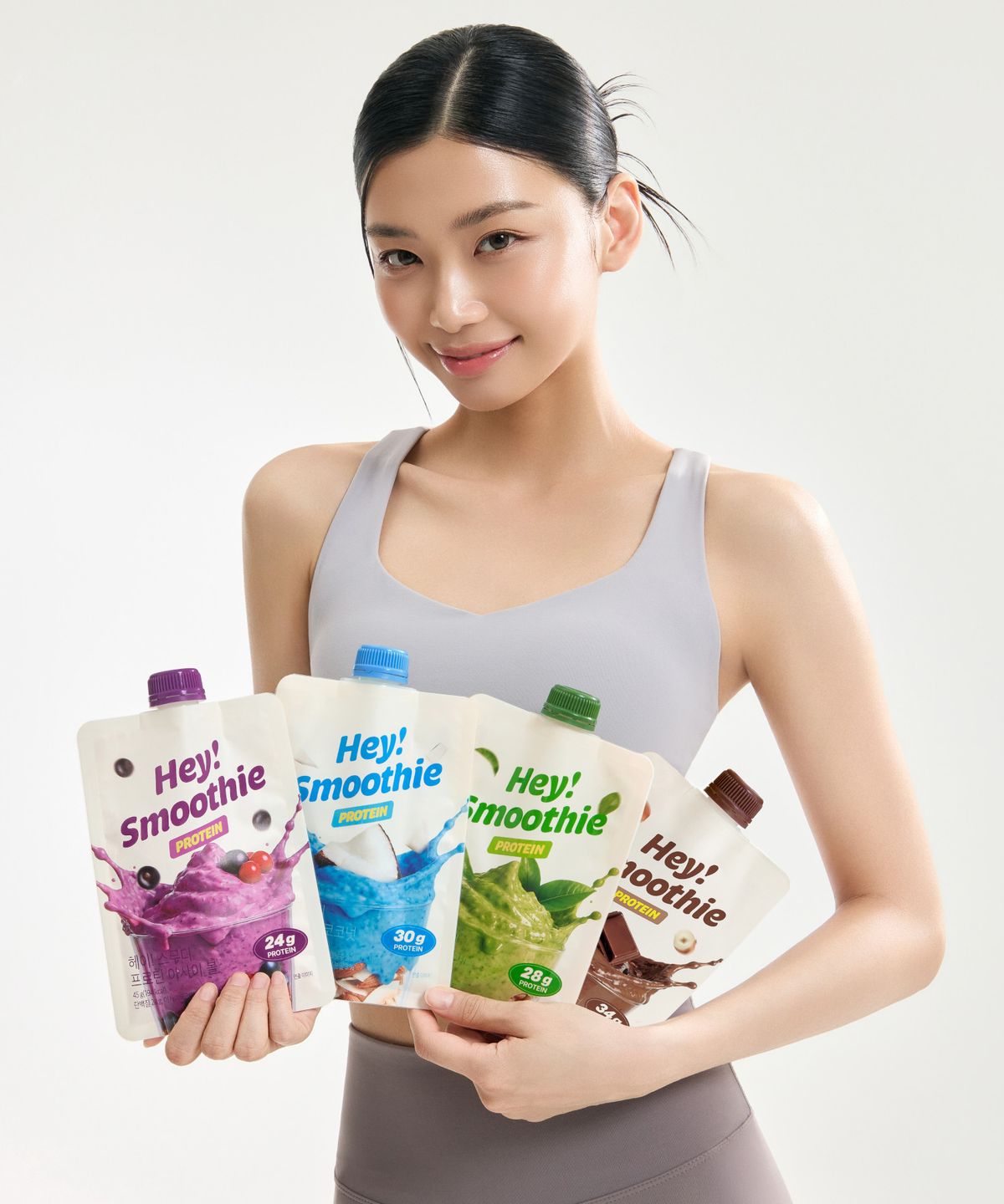 푸드올로지(FOODOLOGY) 헤이! 스무디 프로틴 단백질 쉐이크 4주분 (7포 4박스)