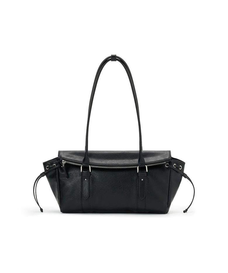 Roxie Buckle Shoulder Black Large