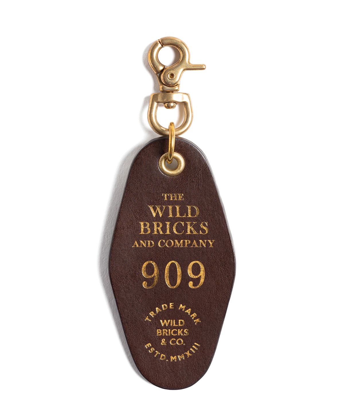 와일드 브릭스(WILD BRICKS) W26 HOTEL KEY TAG (dark brown)