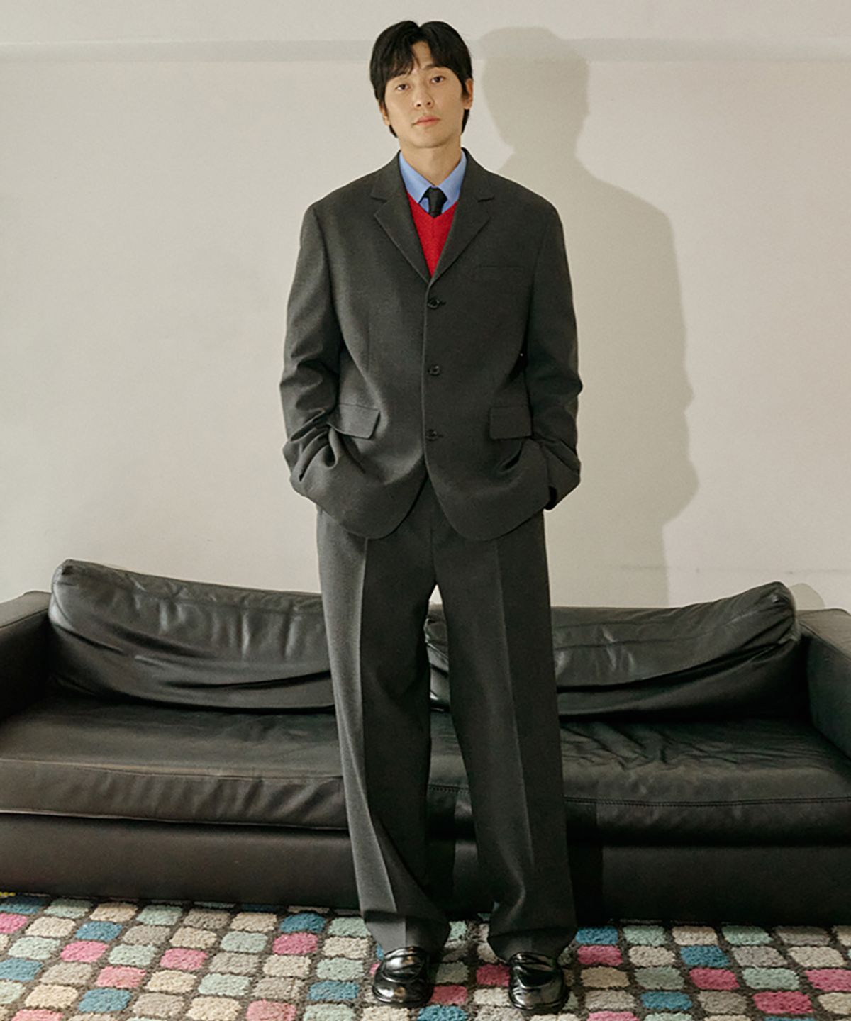 파렌하이트(FAHRENHEIT) 3버튼 스트레치 캐주얼 셋업 팬츠 (FPFAH4242)