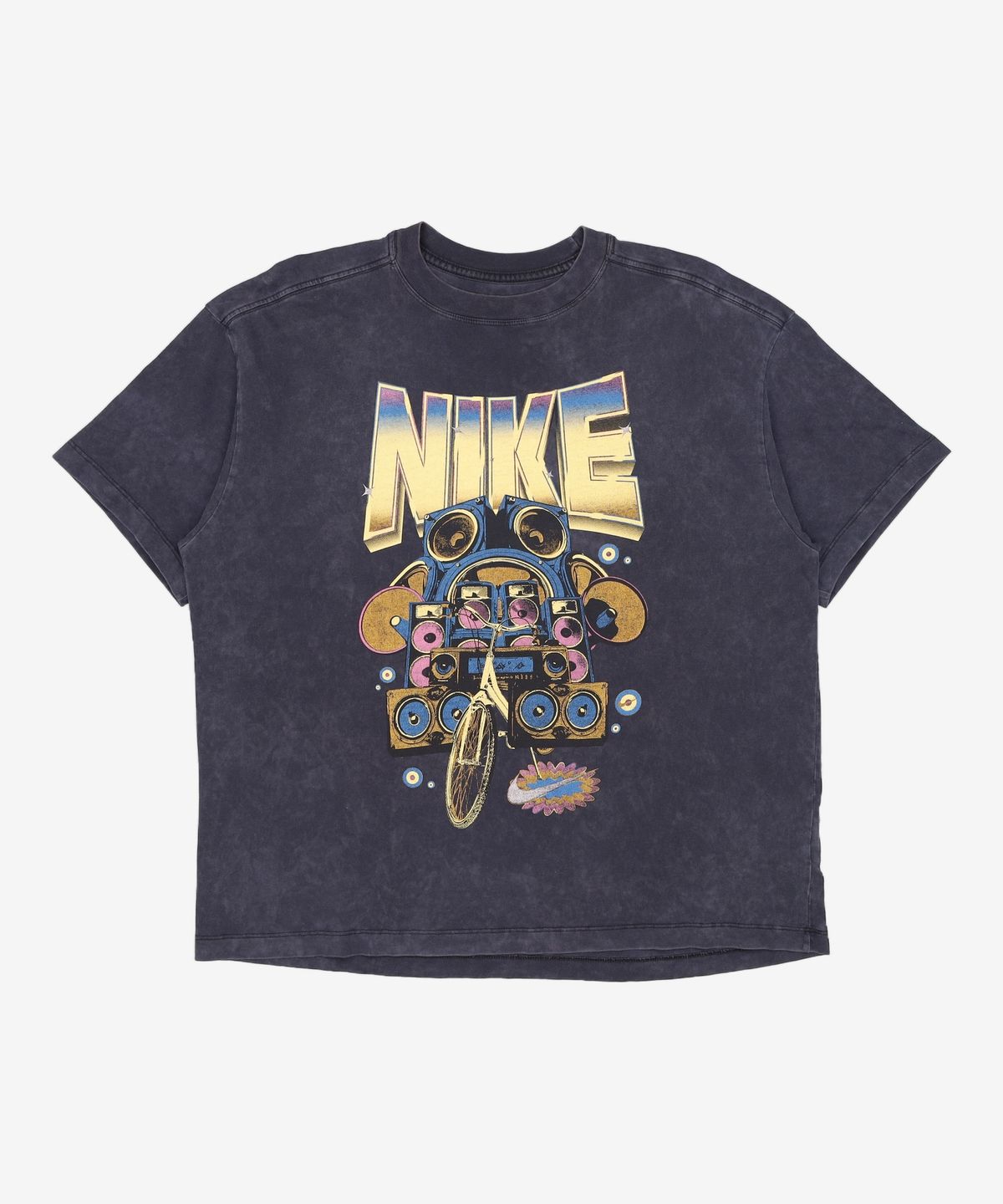나이키(NIKE) 스포츠웨어 오버사이즈 반소매 티셔츠 W - 블랙 / HF9692-010 L