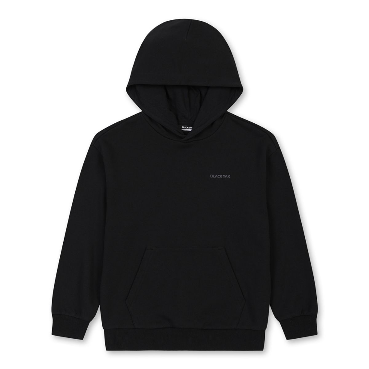 블랙야크 키즈(BLACK YAK KIDS) 백레터링 후드티셔츠_BK