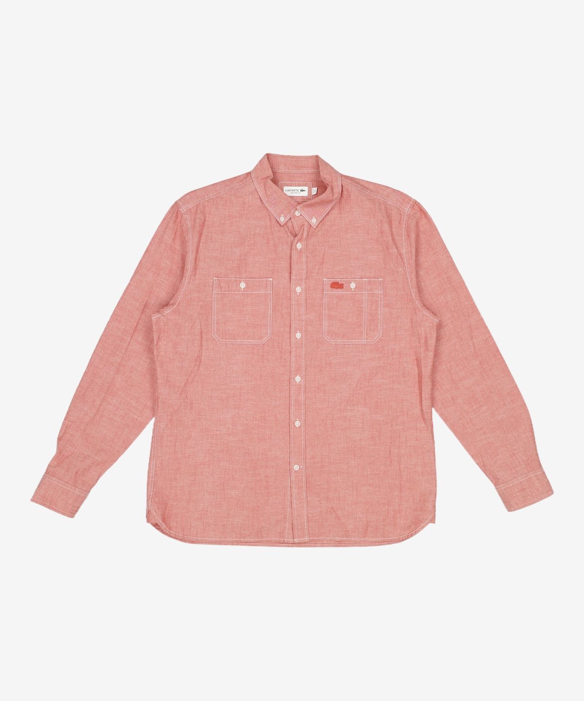 라코스테(LACOSTE) 남성 코튼 샴브레이 셔츠 CH512E-51G M3V 42
