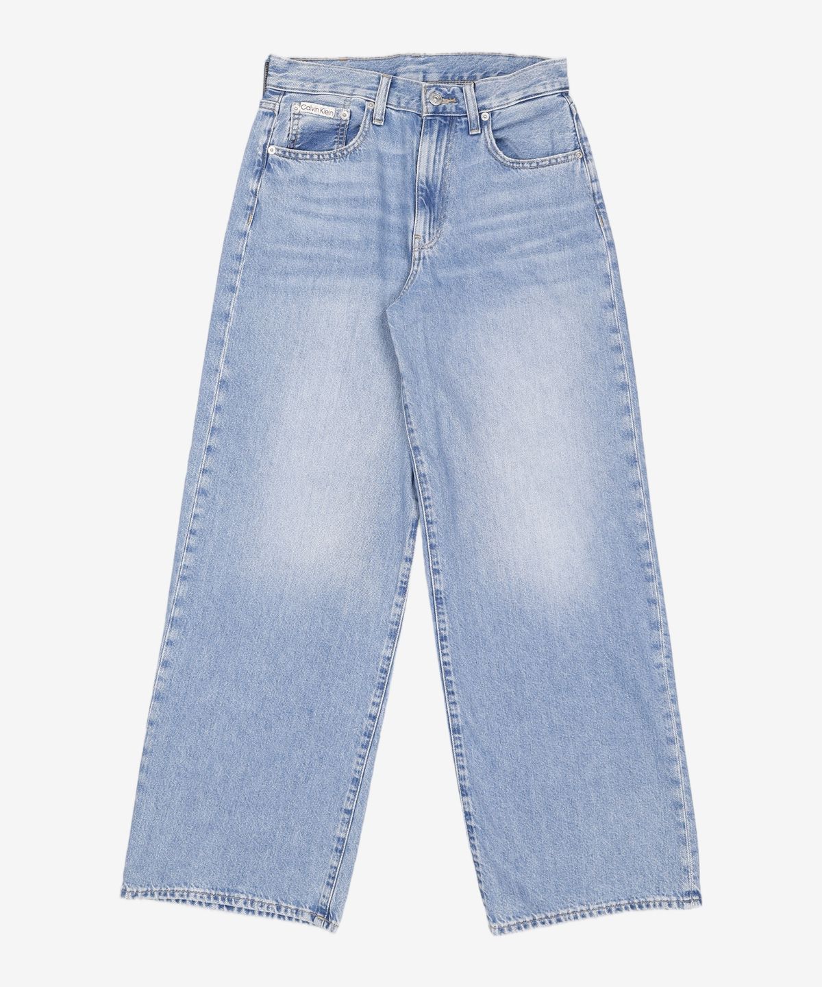 캘빈클라인 진(CALVIN KLEIN JEANS) 여성 와이드핏 라이트블루 텐셀 데님 47B058G VOQ 28