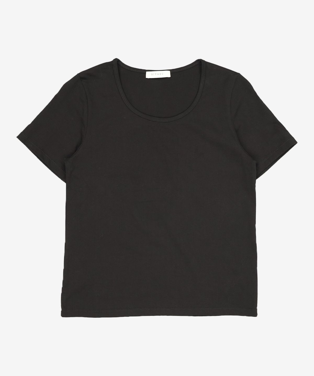 시야쥬(SIYAZU) SITP5063 U-neck T-shirt_Black S
