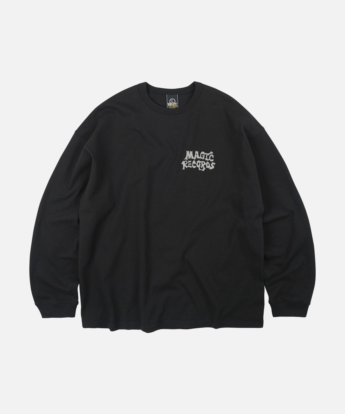프리즘웍스(FRIZMWORKS) MAGIC RECORDS LS TEE _ BLACK