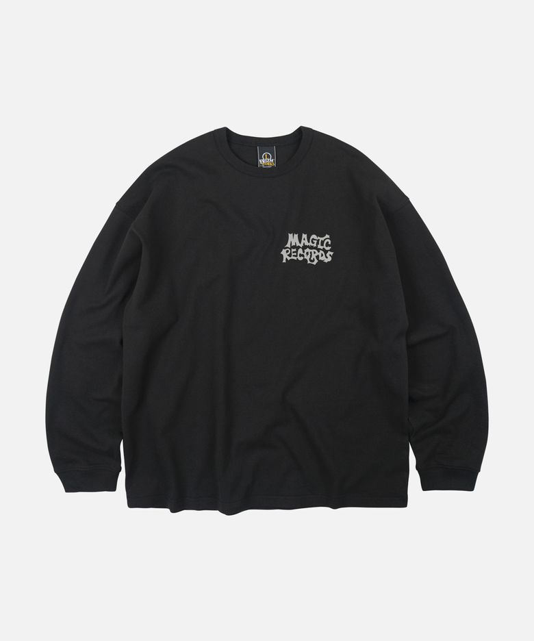 MAGIC RECORDS LS TEE _ BLACK