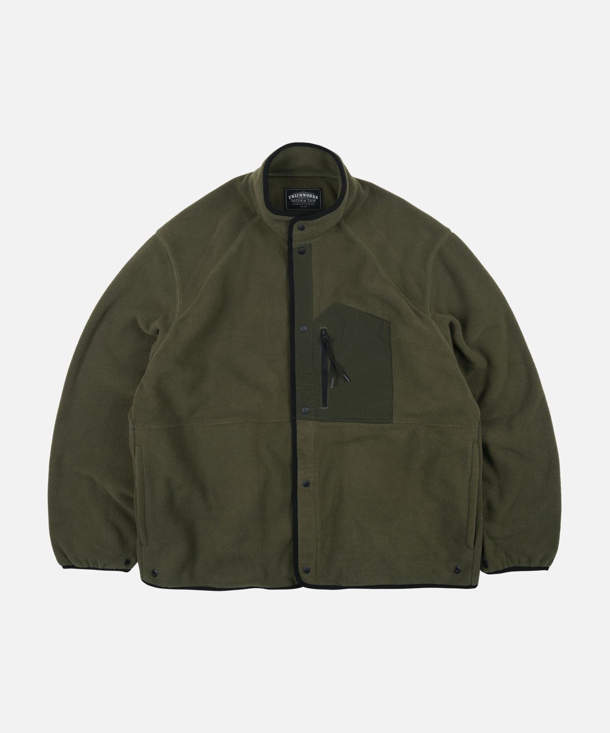 프리즘웍스(FRIZMWORKS) ANDES FLEECE JACKET _ OLIVE