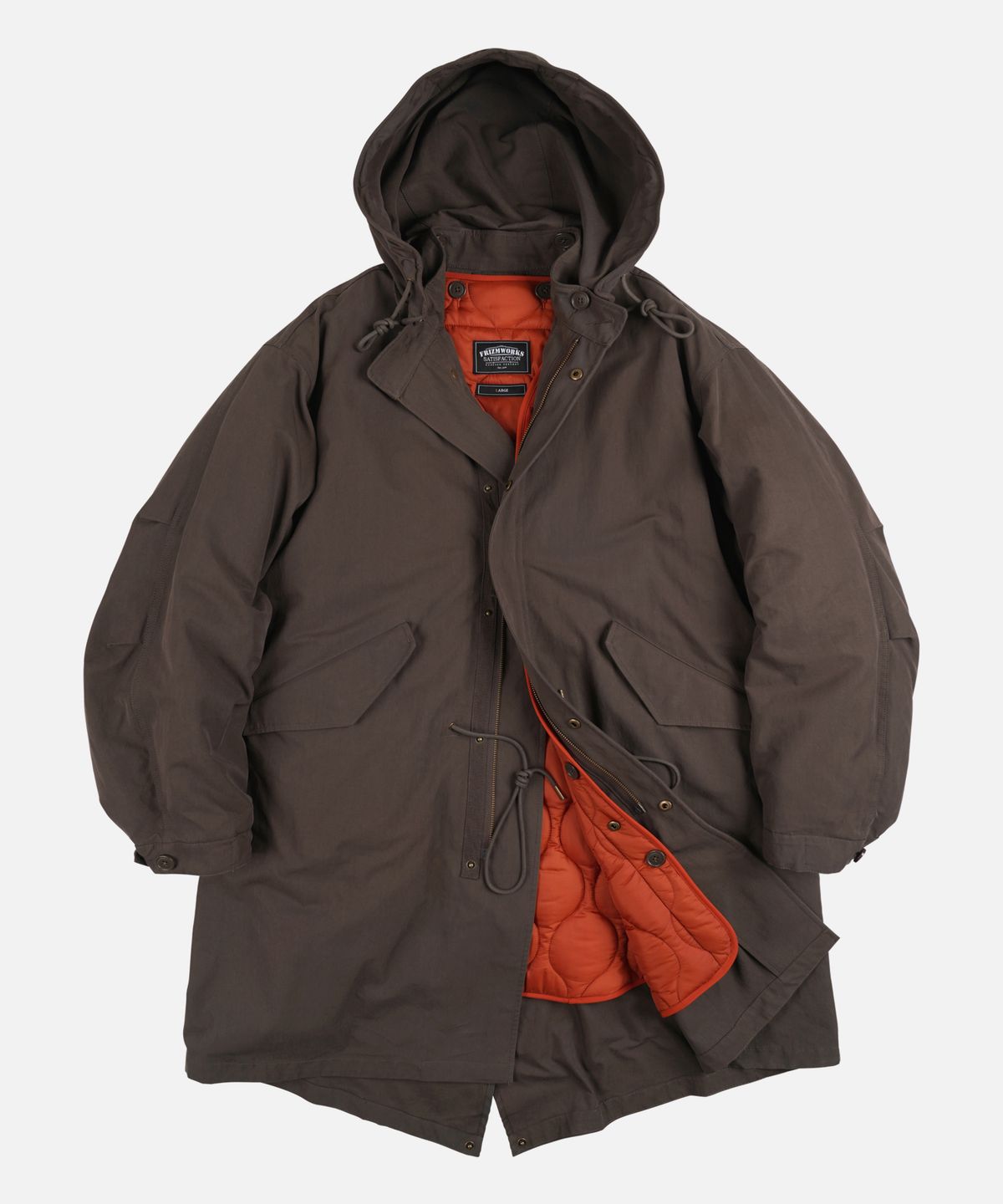 프리즘웍스(FRIZMWORKS) VINCENT M1965 FISHTAIL PARKA 004 _ BROWN