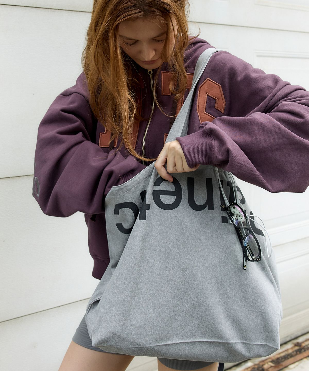 페이네틱(PAINETIC) Painetic Cotton Shoulder Bag (GREY)