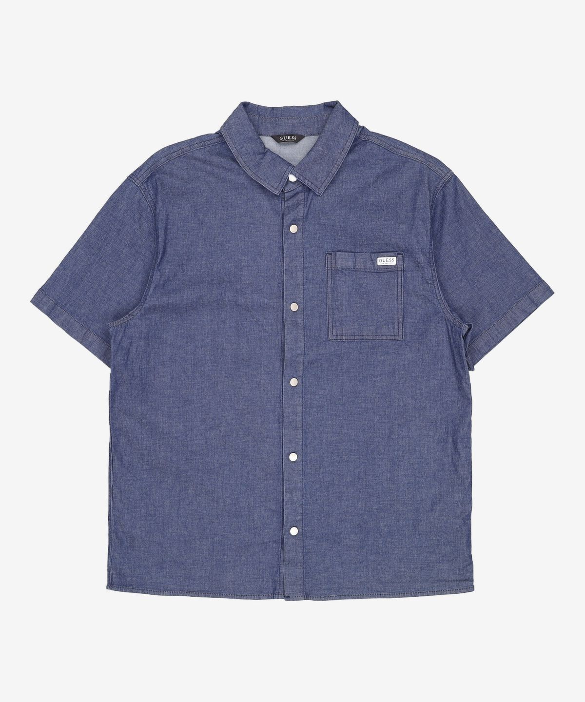 게스(GUESS) 2color 남성 샴브레이 반팔셔츠 KP2W08J2 L