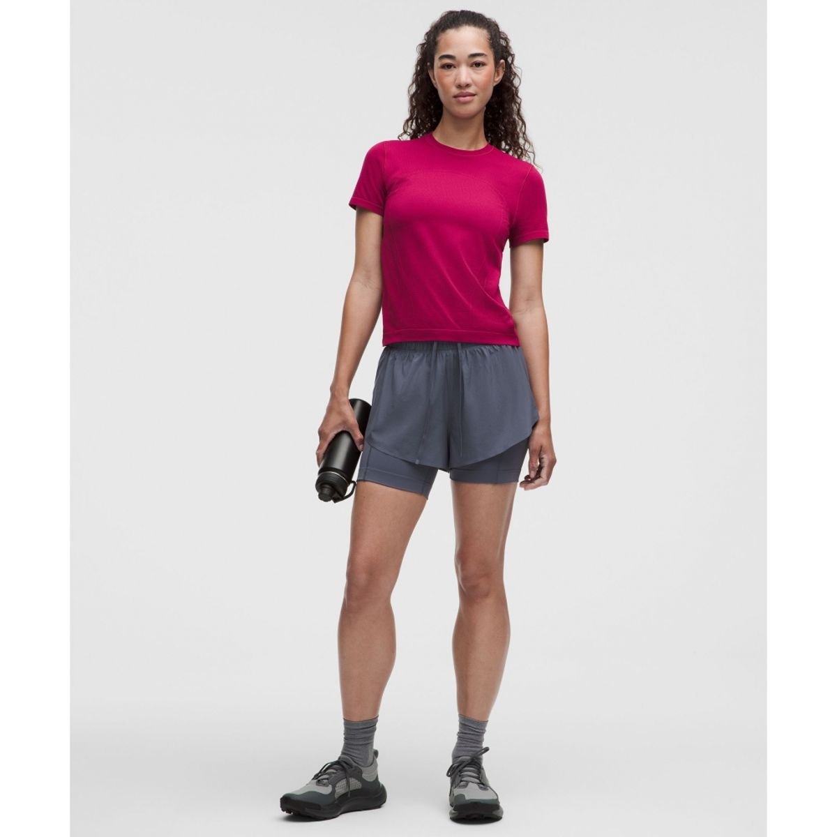 룰루레몬(LULULEMON) 스위프트 스피드 투인원 쇼츠 2.5inch  DDND DDND
