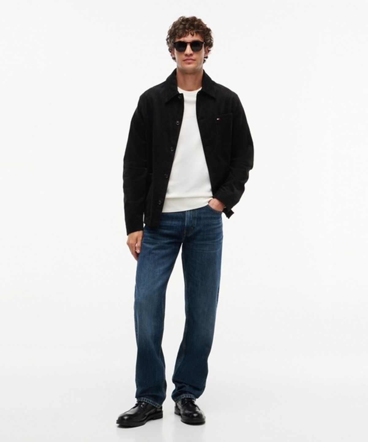 타미힐피거(TOMMY HILFIGER) [Straight fit] 도버 코튼 데님 팬츠 (T12G7NPC680MT11BP)