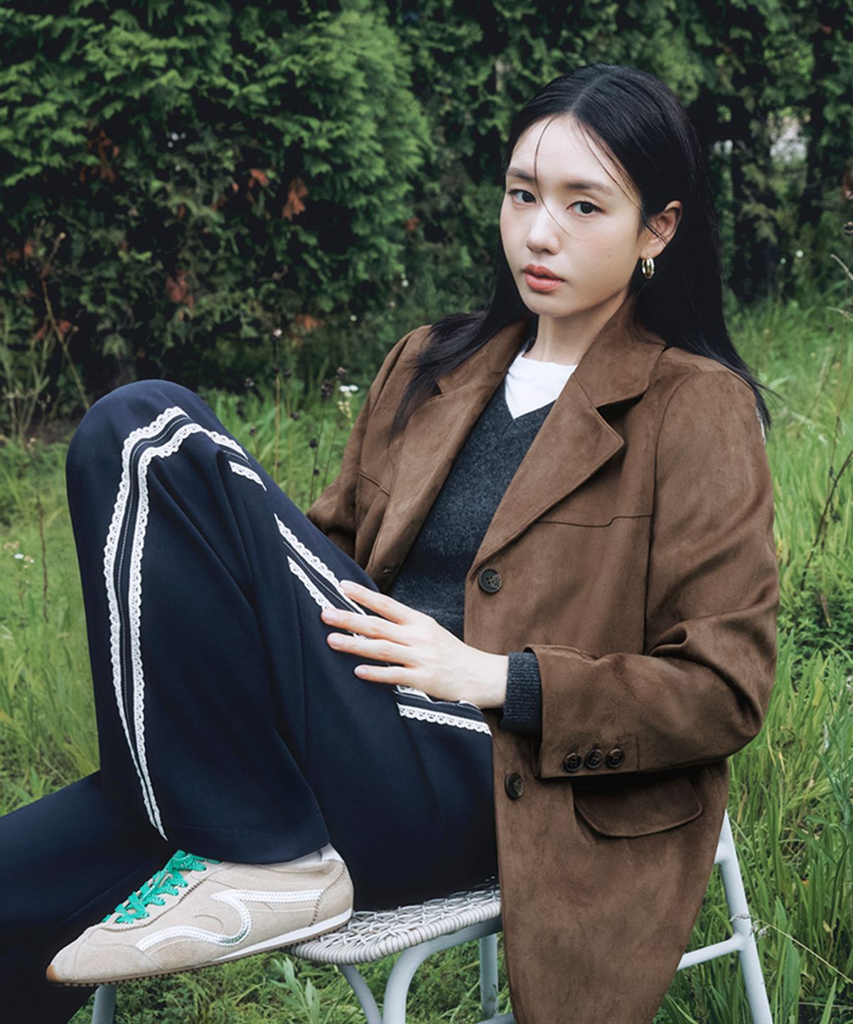 셀렙샵에디션(CELEBSHOP EDITION) 26FW FAUX스웨이드 테일러드 자켓