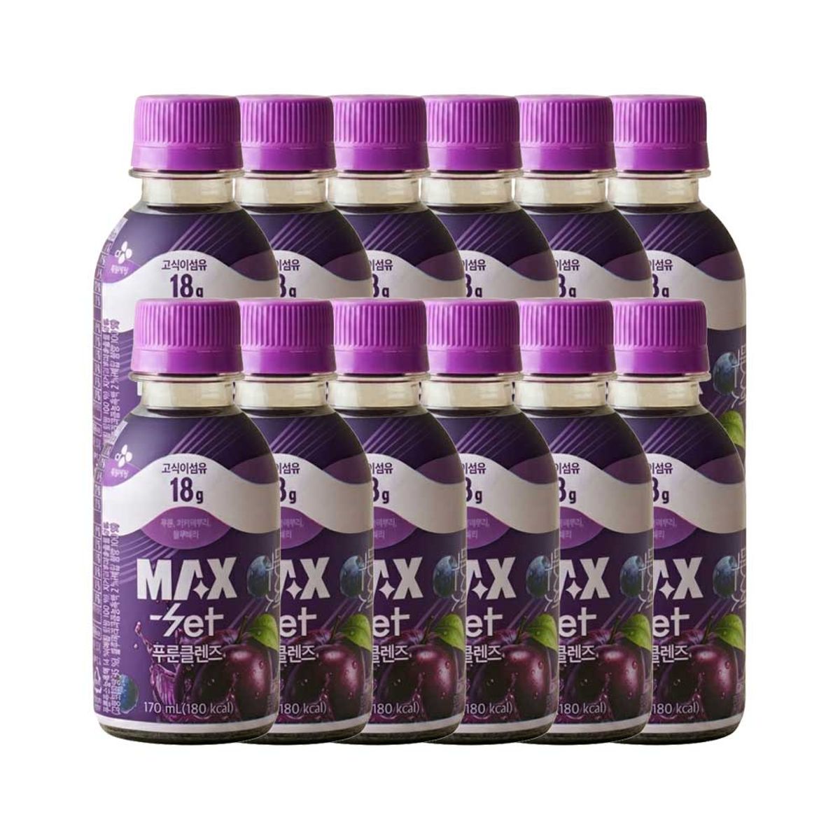 CJ제일제당(CJCHEILJEDANG) 맥스셋 푸룬클렌즈 170ml x12개