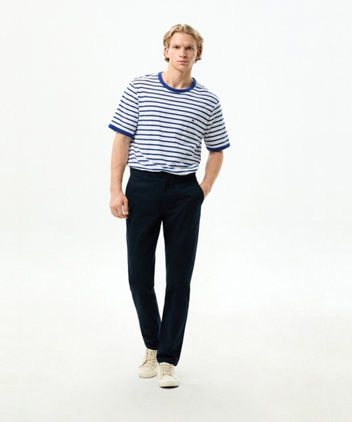 타미힐피거(TOMMY HILFIGER) [Slim fit] 덴톤 에센셜 코튼 블렌드 팬츠 (T12G6WPC040MT1DW5)
