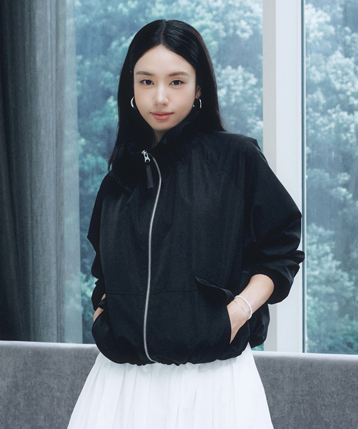 셀렙샵에디션(CELEBSHOP EDITION) 26FW 넥 프릴 셔링점퍼