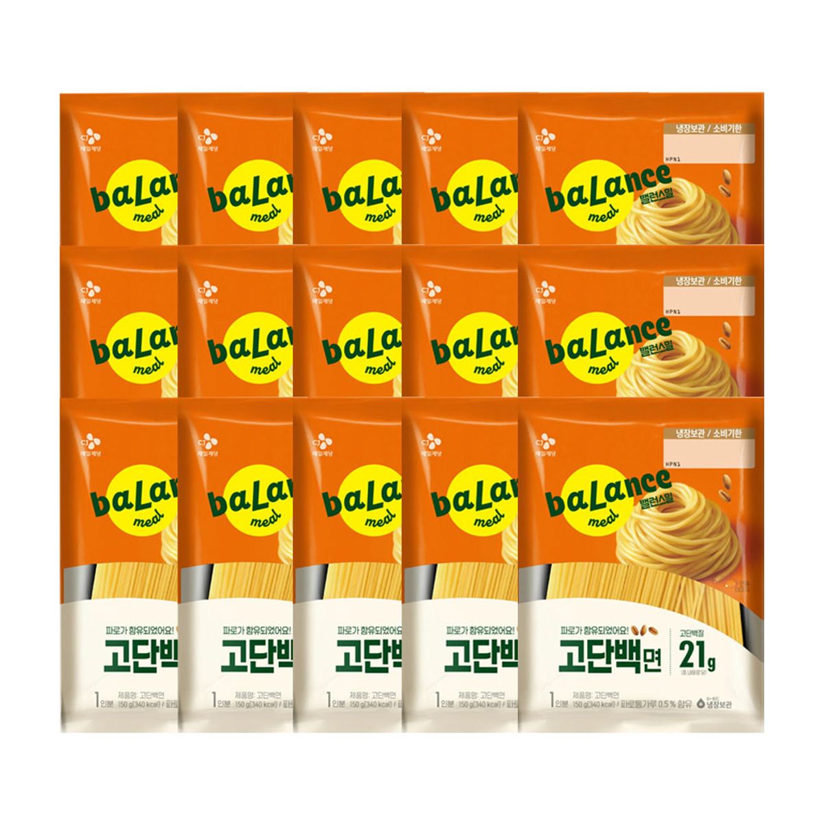 CJ제일제당(CJCHEILJEDANG) 밸런스밀 고단백면 150g x15개